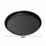 Plaque à pizza - tôle noire - Ø 305 mm