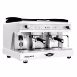 WEGA | Pegaso Plus – Machine à expresso à porte-filtre – 2 groupes – 3,7 kW – avec mousseurs à lait & eau chaude – Blanc