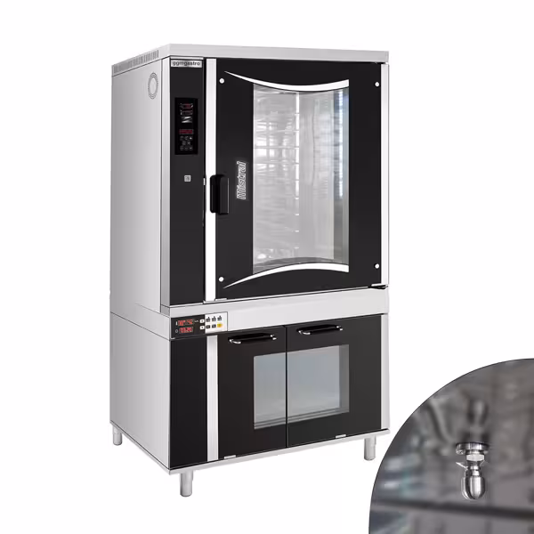 Bäckerei-Elektro-Kombidämpfer - Digital - 10x EN 600x400 - inkl. Gärschrank & Waschsystem