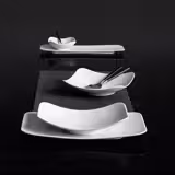 (2 pieces) SELTMANN WEIDEN | Porcelain Rectangular Plate – 255×180 mm - White