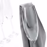 (10 buc) Lavetă din microfibră pentru pahare - microfibră (80% poliester, 20% poliamidă) - 500x700 mm - gri