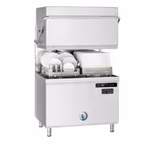 À double paroi Lave-vaisselle à capot professionnel - Électronique - 22,2kW, Adoucisseur d’eau intégré - avec Pompes doseuses détergent & produit de rinçage + pompe de vidange