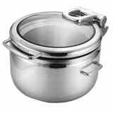 Chafing Dish - Round - with Glass Lid (soft-close)