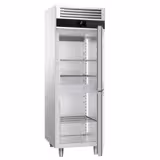 Armoire réfrigérée positive vitrée en inox AISI 304 PREMIUM - GN 2/1 - 700 L - avec 2 portes vitrées & Glissières & 3 grilles GN 2/1