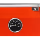 Four à charbon de bois – 704 mm – avec support de grille & piètement – Rouge