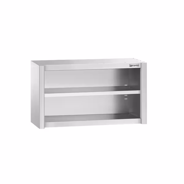 Rvs wandkast PREMIUM - 1000x400mm - zonder deuren (open) - 650mm hoog