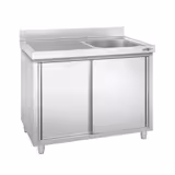 Spülschrank PREMIUM - 1400x600mm - mit 1 Becken rechts