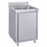 Commercial Sink Cabinet ECO - 600x700mm - with 1 bowl centre
