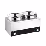 Bain-marie - hotpot - 7 litres - 300 watts - 2 cuves de 3,5 litres chacune