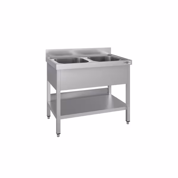 Chiuveta ECO - 1000x700mm - cu bază și 2 chiuvete în centru