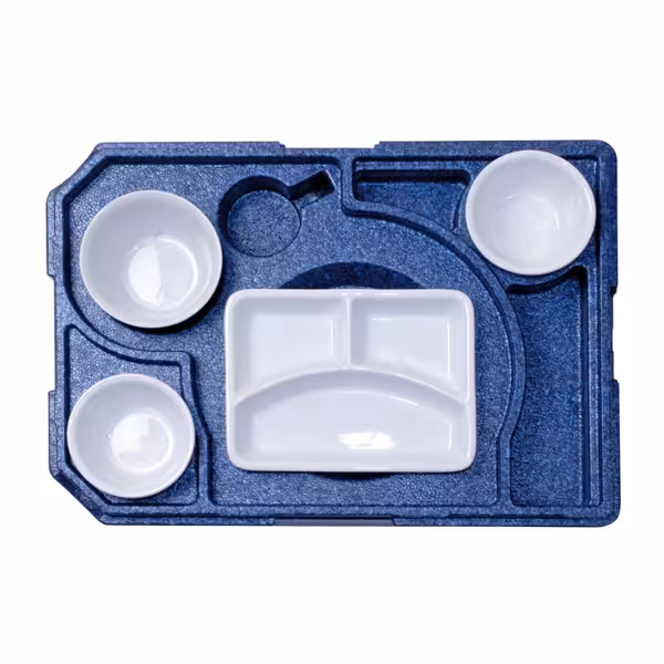 (10 pièces) THERMO FUTURE BOX | Boîte isotherme DINNER +3 - Bleu