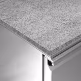 Saladette PREMIUM - 900mm - 2 Türen - mit Glasaufsatz für 5x GN 1/6
