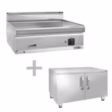 Sähköinen lämpöhaude - 1,2 kW - 1x GN 1/1 ja  3x GN 1/9 - sis. jalustan 2 ovella