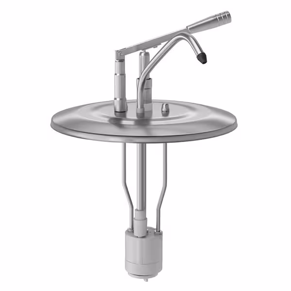 Sausdispenser - RVS - 10L - 255x255x270mm - geschikt voor 10L bak - instelbare dosering - zonder bak
