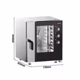 Electric Commercial Combi Oven - Manual Controls - 7x GN 1/1 - incl. Mounting brackets
