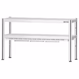 Wärmebrücke mit Keramikstrahler - 1400x370mm - 1,05 kW - 1 beheizte Etage, 1 Ablage