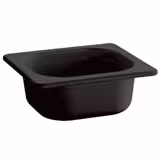 (6 unid) Travessa GN 1/6 em melamina ECO - Preto - 0,8L - Altura:65mm