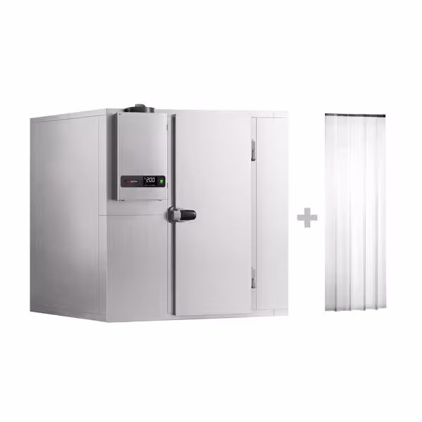 Commercial Walk-In Freezer Room - 1800x1200mm - 2,65m³ (2650L) - incl. Integral Freezer Unit