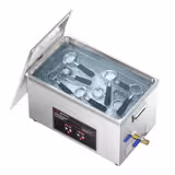Nettoyeur à Ultrasons - 30 Litres - 600 Watt Puissance Ultrasonique - avec Robinet de Vidange