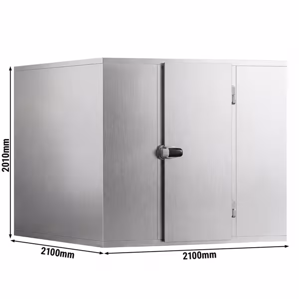 RVS koelcel - 2100x2100mm - 6,90m³