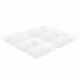 (6 stuks) Polypropyleen GN-bak GN 1/1 - wit - 8,5 liter - Diepte: 65mm