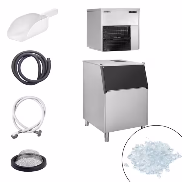 Výrobník vločkového ledu - 550 kg/24 h - vč. zásobníku na led