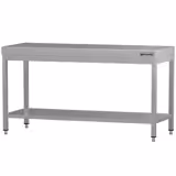 Edelstahl Arbeitstisch ECO - 2000x700mm - mit Grundboden