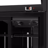 Commercial Beverage Display Fridge - 880 L - 2 Glass Doors & Advertising Display