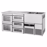 Direct Draw Beer Dispenser / Kegerator PREMIUM - 1950x700mm - 5 Drawers