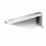 Mensola a parete in acciaio inox PREMIUM - 1400x300mm - con 3 ripiani