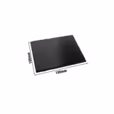 (24 szt.) Płyta do fingerfood z łupka - Kwadratowa - 100x100mm - zabezpieczona lakierem spożywczym - Czarny