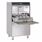 Lavastoviglie professionale a doppia parete - Elettronica - 6,75kW - con dosatori detergente e brillantante + pompa di scarico