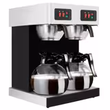ماكينة قهوة فلتر تجارية - سعة التخمير: 2x 1.8 L - يشمل 2 إبريق زجاجي