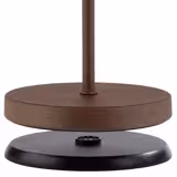 (4 unid) Candeeiro de mesa - MERLE MINI - recarregável sem fios - regulável em 3 níveis - Ø110mm - Ferrugem - IP54
