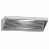 Cappa a parete Professionale Snack - 2000mm - Prof.700mm - AISI 304 - con filtri a labirinto antigrasso e illuminazione LED