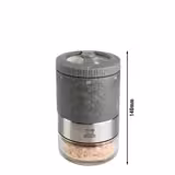 (6 pièces) PEUGEOT | MAESTRO – Bar à sel – u’Select – Bois – Graphite – Hauteur : 110 mm – avec trois flacons de sel premium inclus