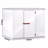 Commercial Walk-In Freezer Room - 3350x4225mm - 24,72m³ (24720L)