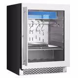 Dry Aging Fleischreifeschrank - 595mm - 98 Liter - 1 rahmenlose Glastür - Edelstahl