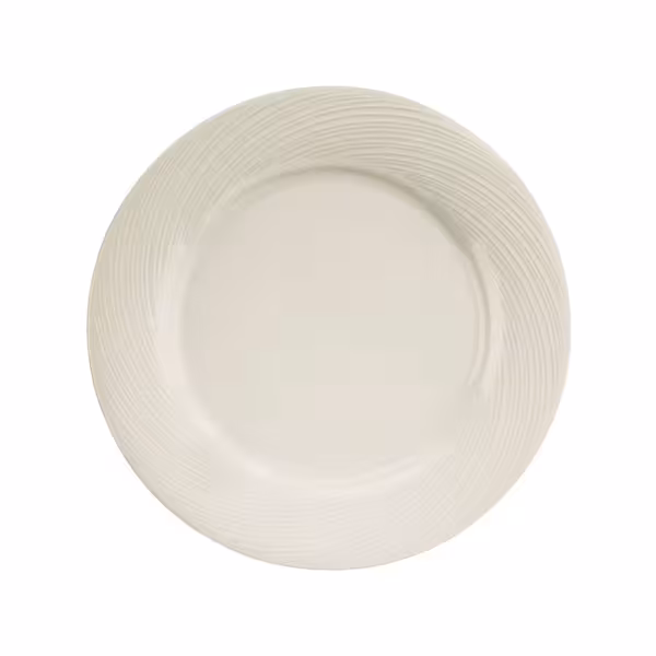 (12 db) SEMPRE | Sempre - Lapostányér - kerek - porcelán - Ø 23 cm - krém