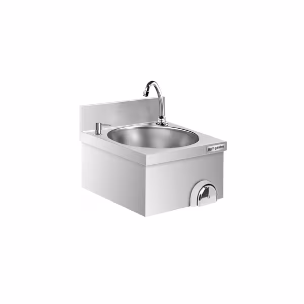 Handwaschbecken - Edelstahl - mit Seifenspender