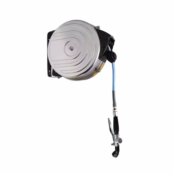 Geri Toplamalı Ön Yıkama Duşu - Duvara Monte - Musluksuz - Tek Su Girişli - 15m - paslanmaz gövde, duvar askısı & 1/2" bağlantı ile - 160x325x395mm