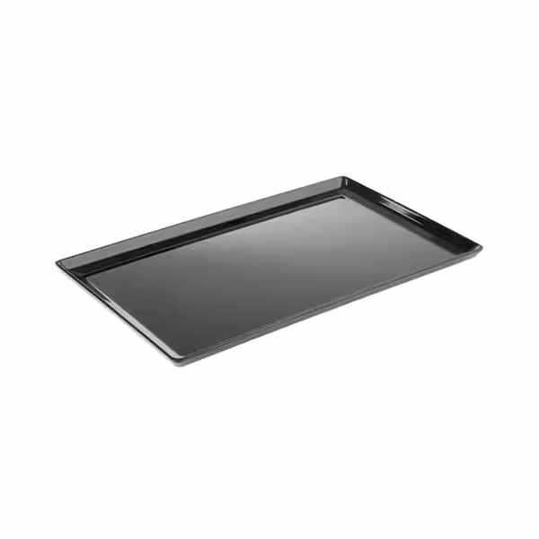 (6 pcs) GN 1/2 Gastronorm Tray - FLOAT - Melamine - 325x265mm - Height: 30mm - Black
