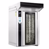 Commercial Rotary Rack Electric Convection Oven – Steamer – Touchscreen – 12–15× EN 600×400 – 300°C – Standalone combi oven