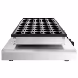 Commercial Waffle Maker - Single - Manual - 1.7kW - Shape: Poffertjes - Ø 42mm - for 50 pieces - plates with Teflon coating