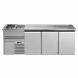 Back Bar Cooler PREMIUM PLUS - 2500x700mm - Triple Solid Doors