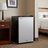 Mini congélateur - 440mm - 60L - avec 1 porte & serrure - Noir - porte réversible