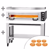 Elektro Pizza pec Power - 6x 34 cm - Manuální - vč. digestoře a podstavce