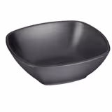 (6 Stück) Schale - ZEN - Melamin - 0,5 Liter - 175x175mm - Schwarz