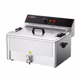 Visfriteuse - 20,4 liter - 5 kW - mechanische bediening - met aftapkraan