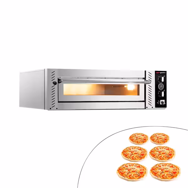 Pizza sütő 6x 30 cm (mély)